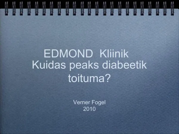 Kuidas peaks diabeetik toituma