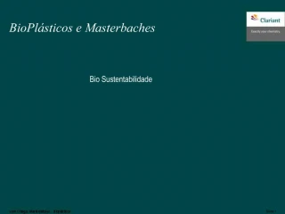 BioPl sticos e Masterbaches - slide 1
