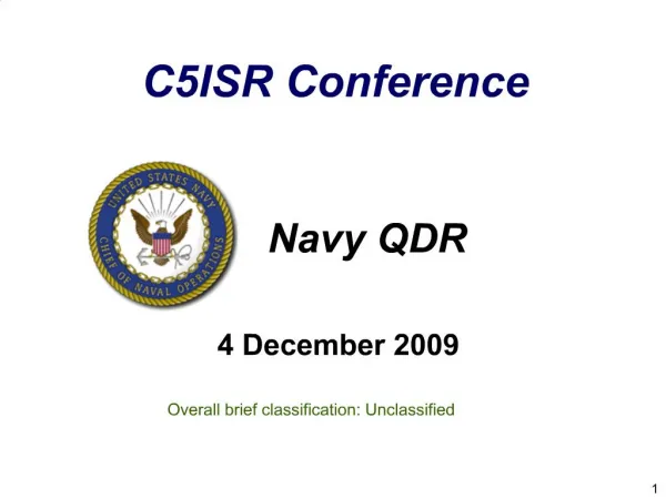 Navy QDR