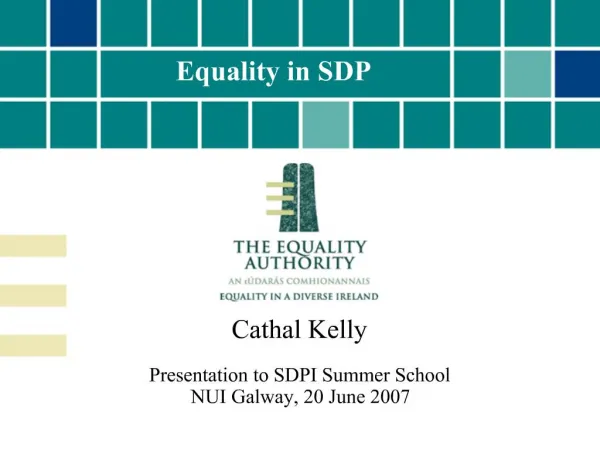 Equality in SDP