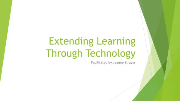Extending Learning Through Technology
