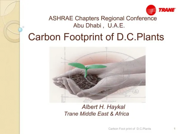 ASHRAE Chapters Regional Conference Abu Dhabi ,U.A.E.