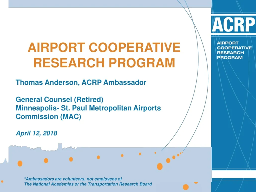 airport cooperative research program thomas