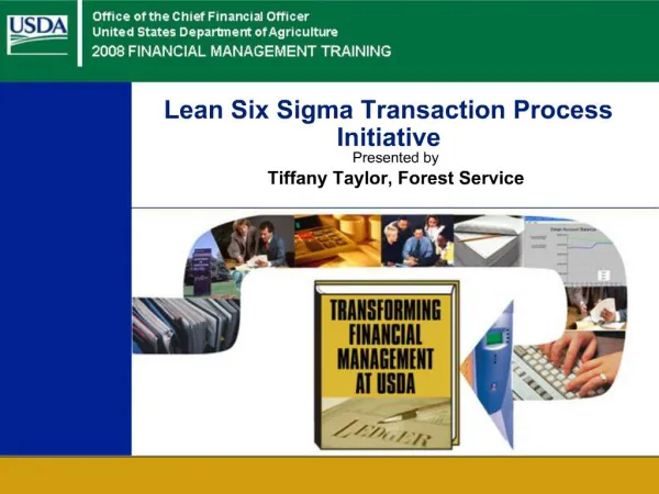 Lean Six Sigma Transaction Process Initiative