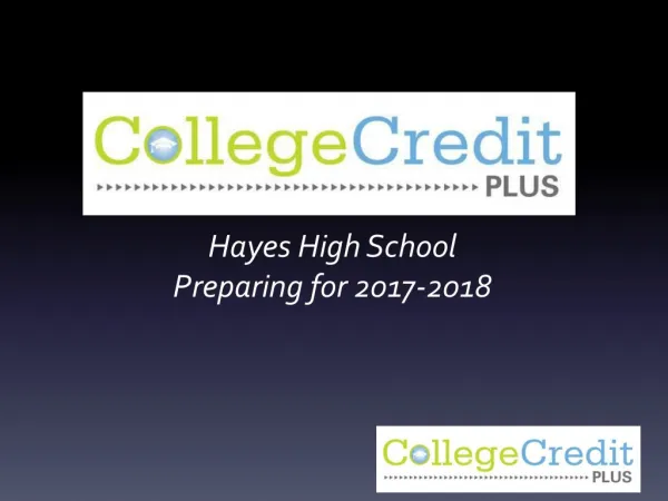 Hayes High School Preparing for 2017-2018