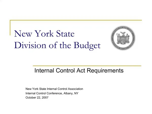 New York State Division of the Budget