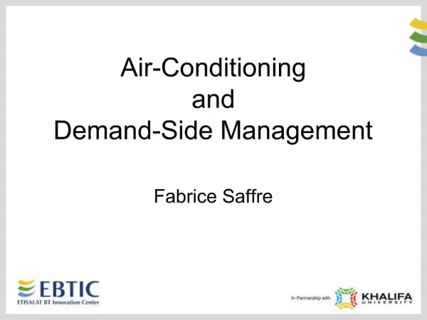 Air-Conditioning and Demand-Side Management