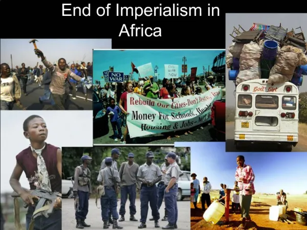 End of Imperialism in Africa