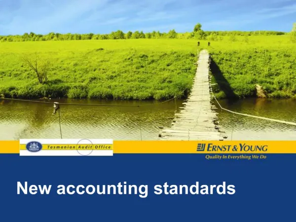 New accounting standards