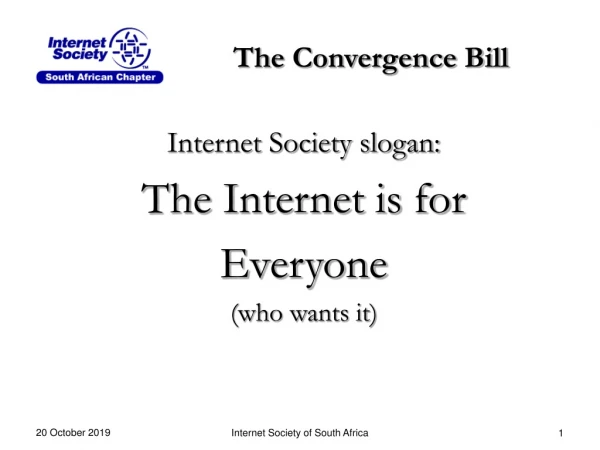 The Convergence Bill