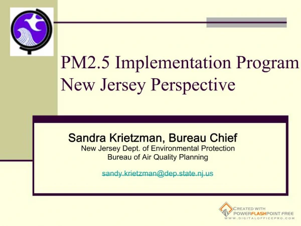 PM2.5 Implementation Program