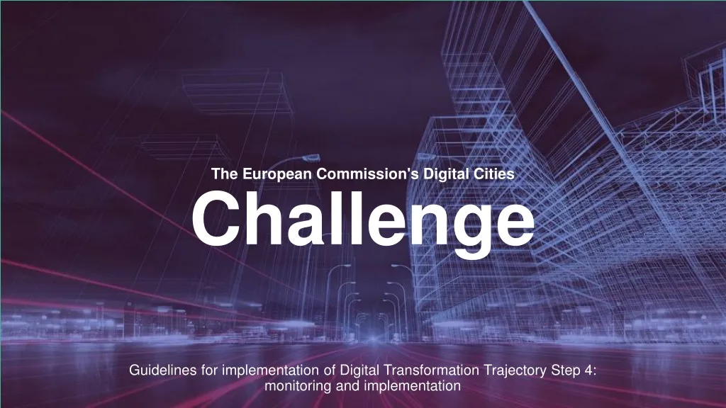 the european commission s digital cities challenge