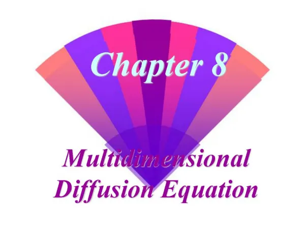 Multidimensional Diffusion Equation