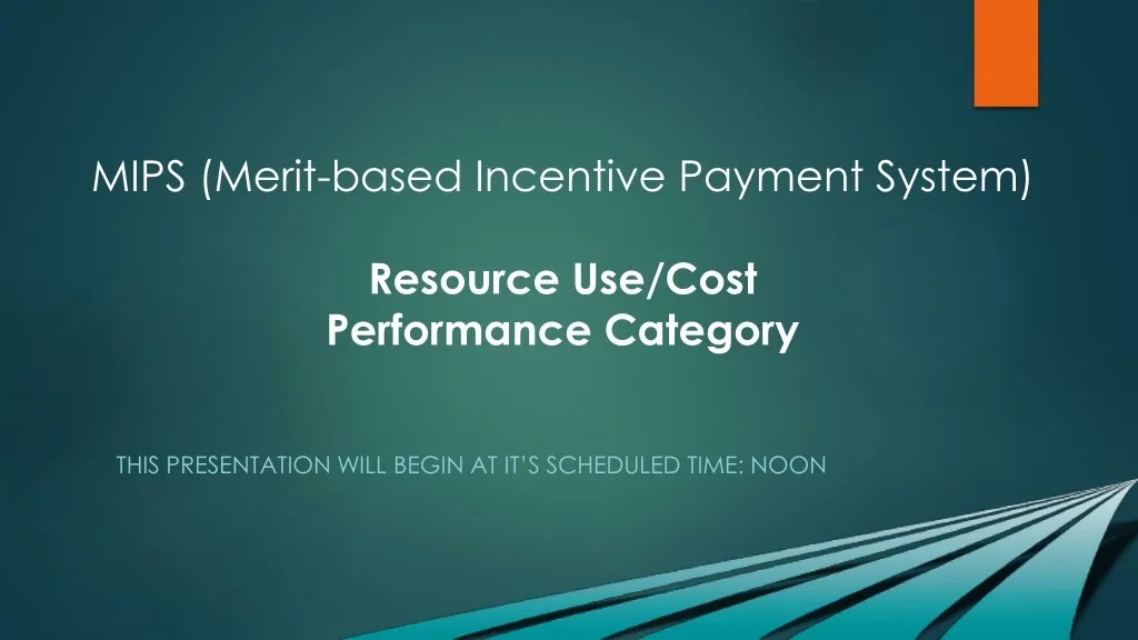 mips merit based incentive payment system resource use cost performance category