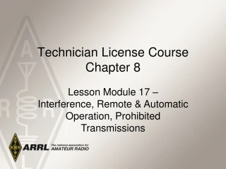 Technician License Course - slide 1