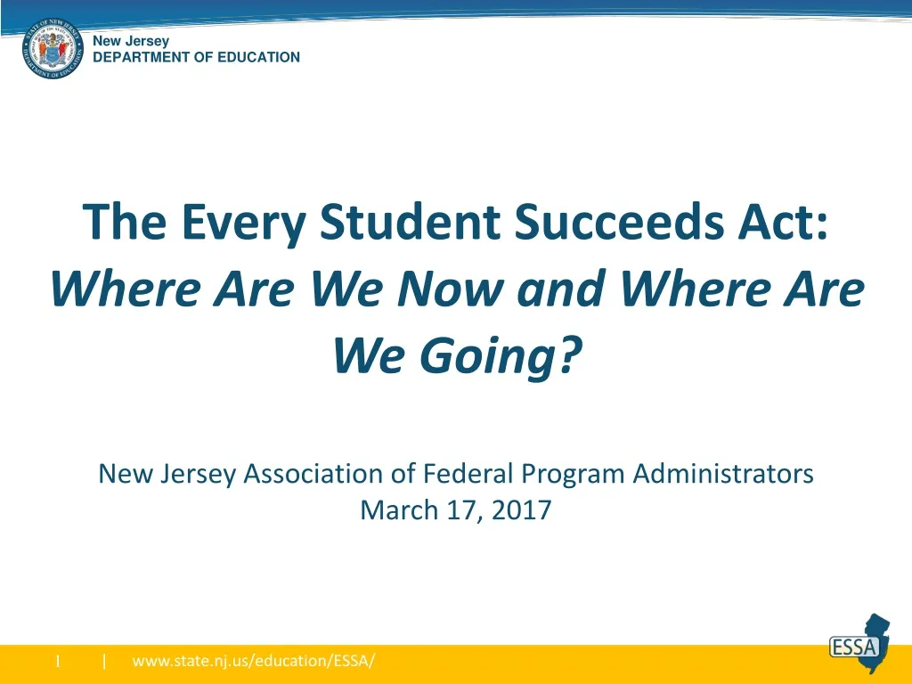the every student succeeds act where