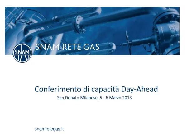 conferimento di capacit day ahead