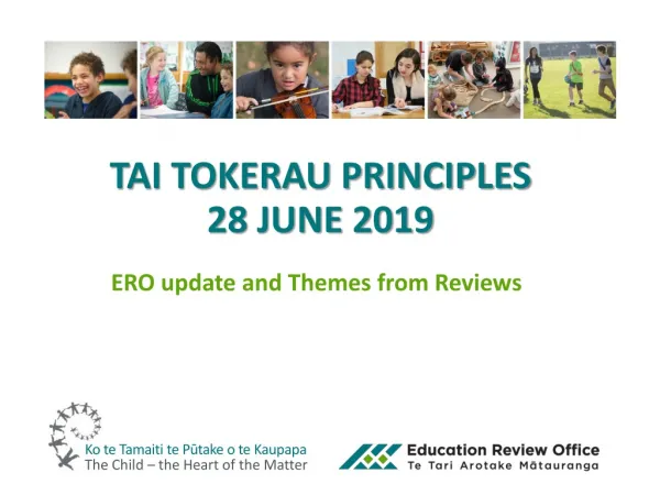 TAI TOKERAU PRINCIPLES 28 JUNE 2019