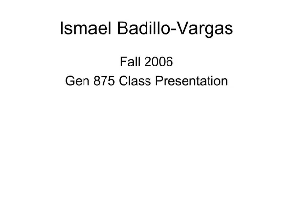 Ismael Badillo-Vargas