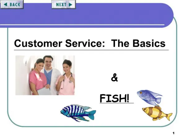 Customer Service: The Basics