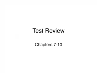 Test Review - slide 1