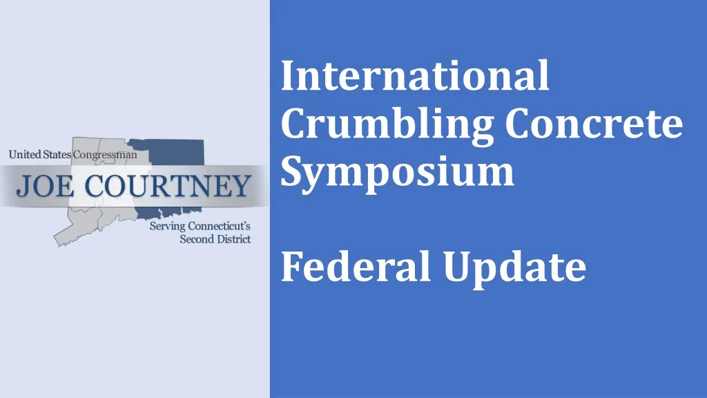 international crumbling concrete symposium federal update