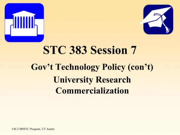 STC 383 Session 7