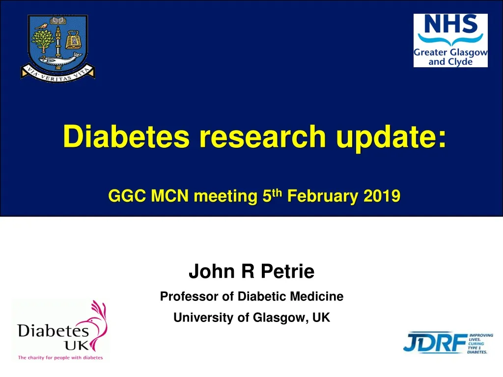 diabetes research update ggc mcn meeting 5 th february 2019