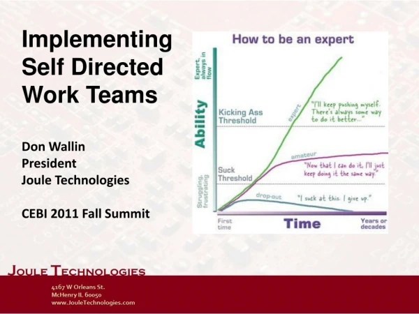 Implementing Self Directed Work Teams
