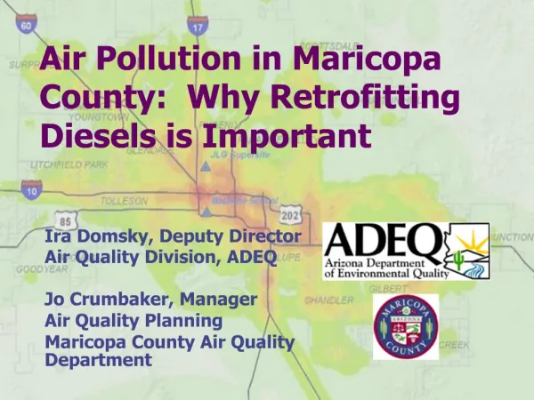 Air Pollution in Maricopa County: Why Retrofitting Diesels is Important