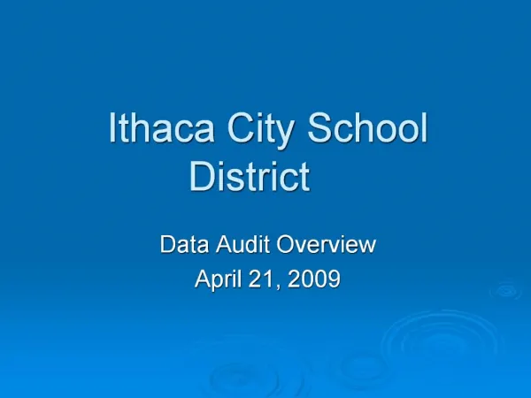 Ithaca City School District