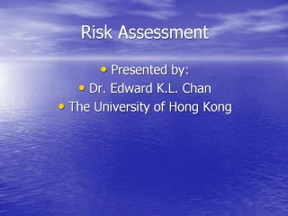 Risk Assessment - slide 1