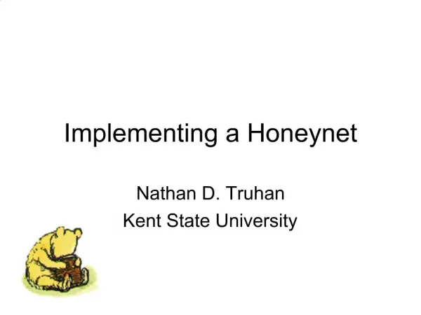 Implementing a Honeynet