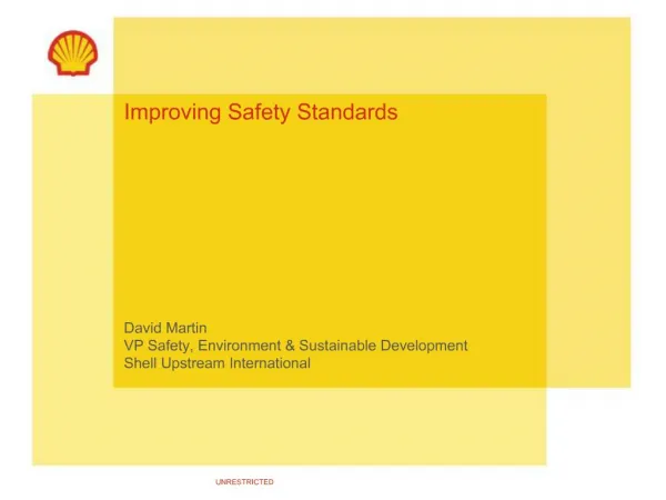 Improving Safety Standards