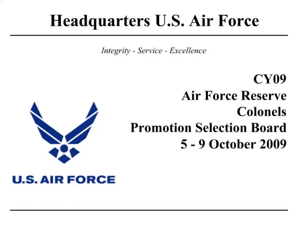 Headquarters U.S. Air Force
