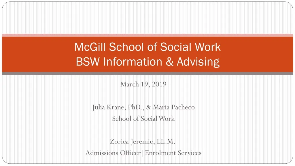 mcgill school of social work bsw information advising