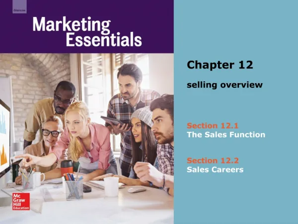 Section 12.1 The Sales Function