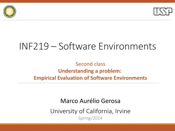 INF219 – Software Environments