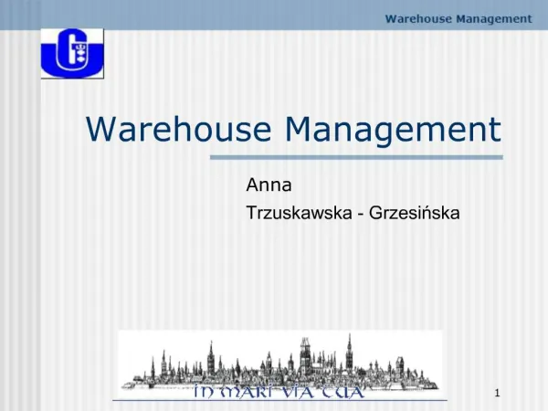 Warehouse Management