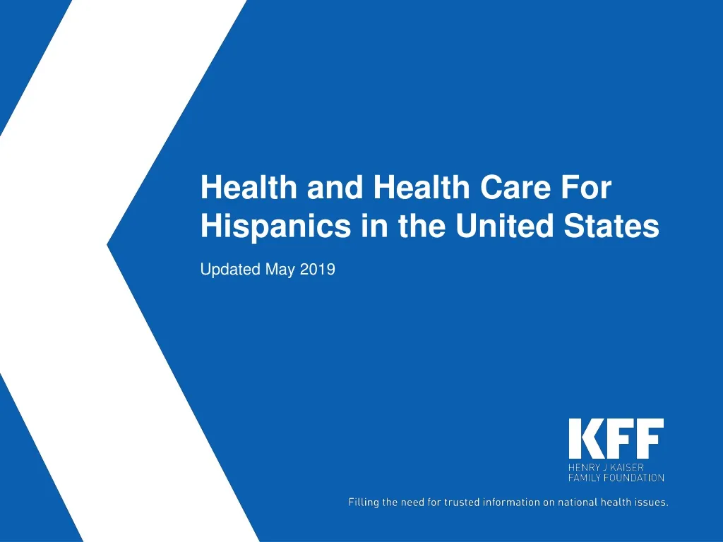 health and health care for hispanics in the united states