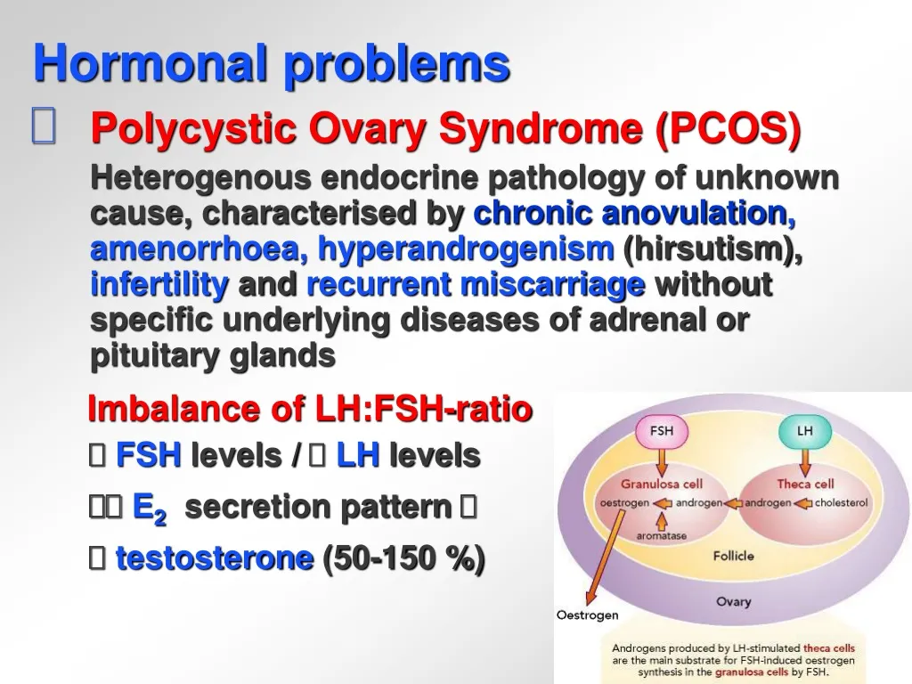 hormonal problems polycystic ovary syndrome pcos