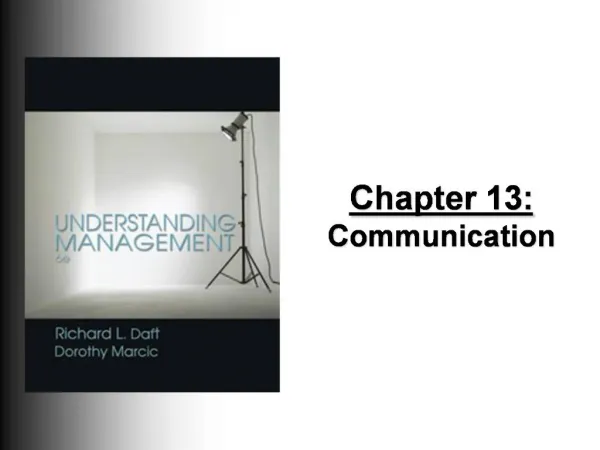 Chapter 13: Communication