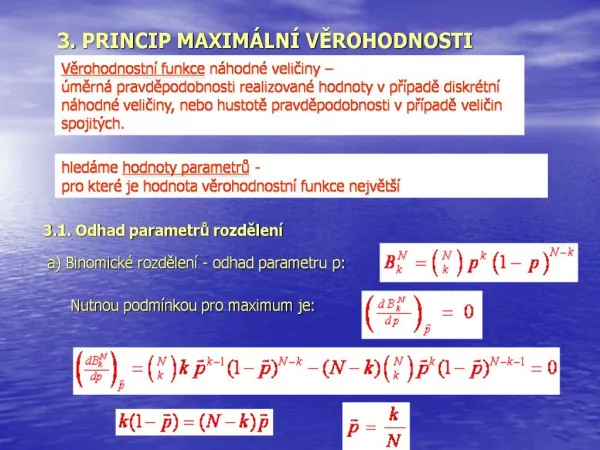3. PRINCIP MAXIM LN VEROHODNOSTI
