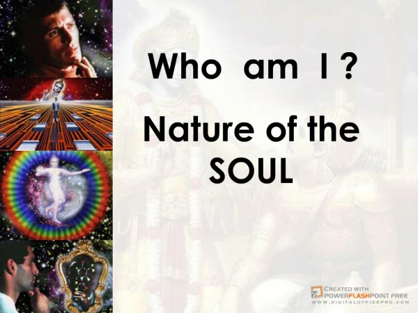 Who am I Nature of the SOUL