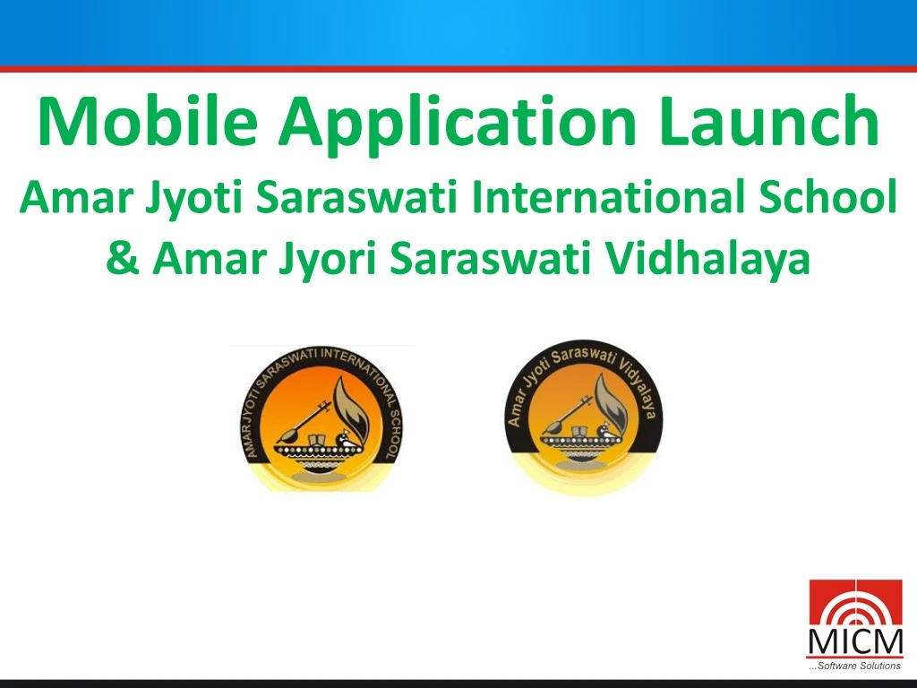 mobile application launch amar jyoti saraswati international school amar jyori saraswati vidhalaya