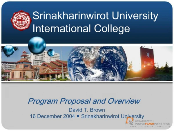 Srinakharinwirot University International College