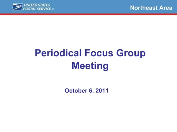 Periodical Focus Group Meeting