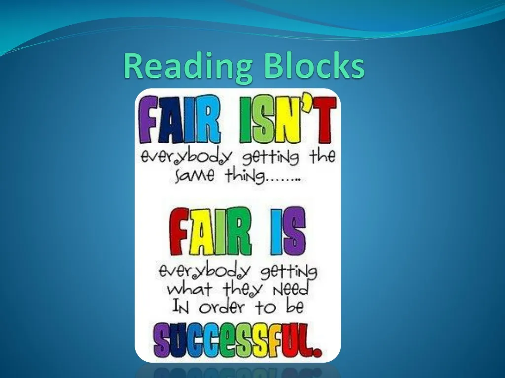 reading blocks