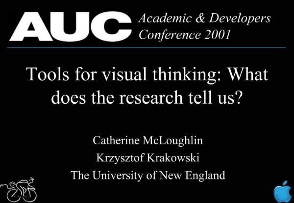 Tools for visual thinking: What does the research tell us