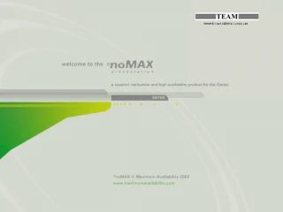MAXIMUM AVAILABILITY - slide 1